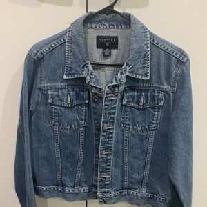Vintage nautica denim jacket. Size L